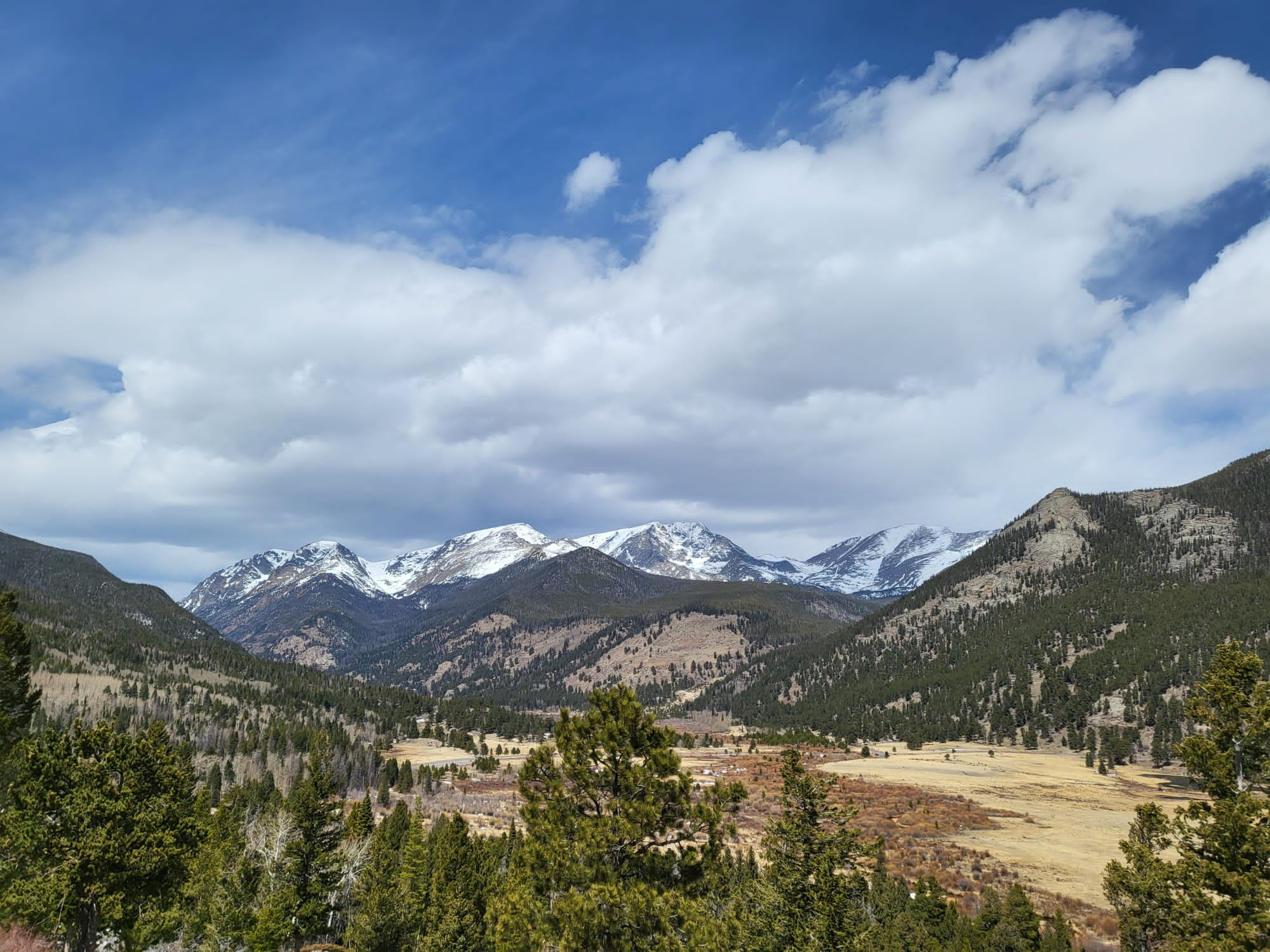 beautiful mountain landscape in the US