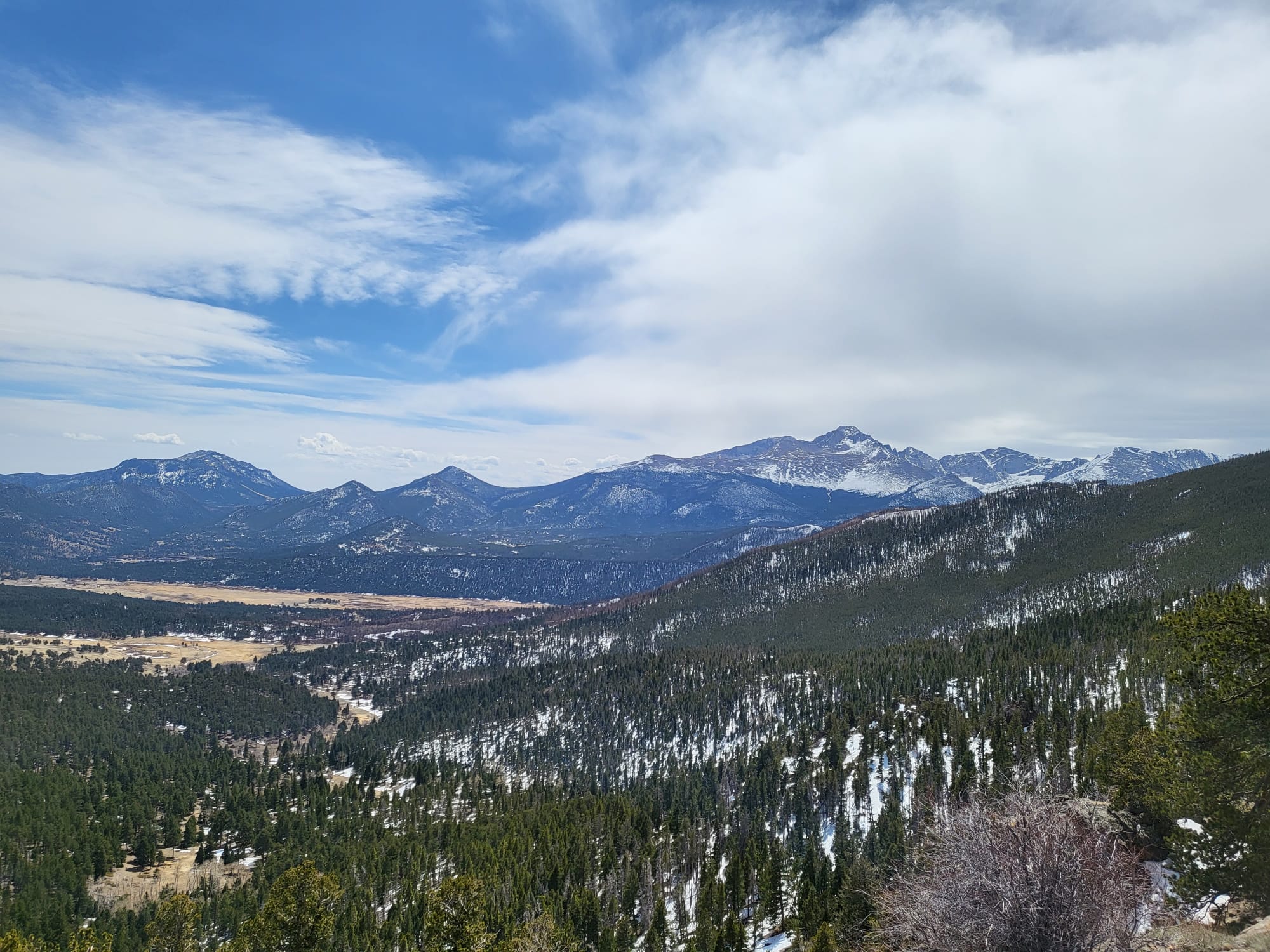 beautiful mountain landscape in the US