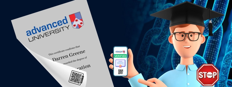 Preventing fraud with Blockchain Paper® by enhancing document security and providing a reliable solution for degree verification